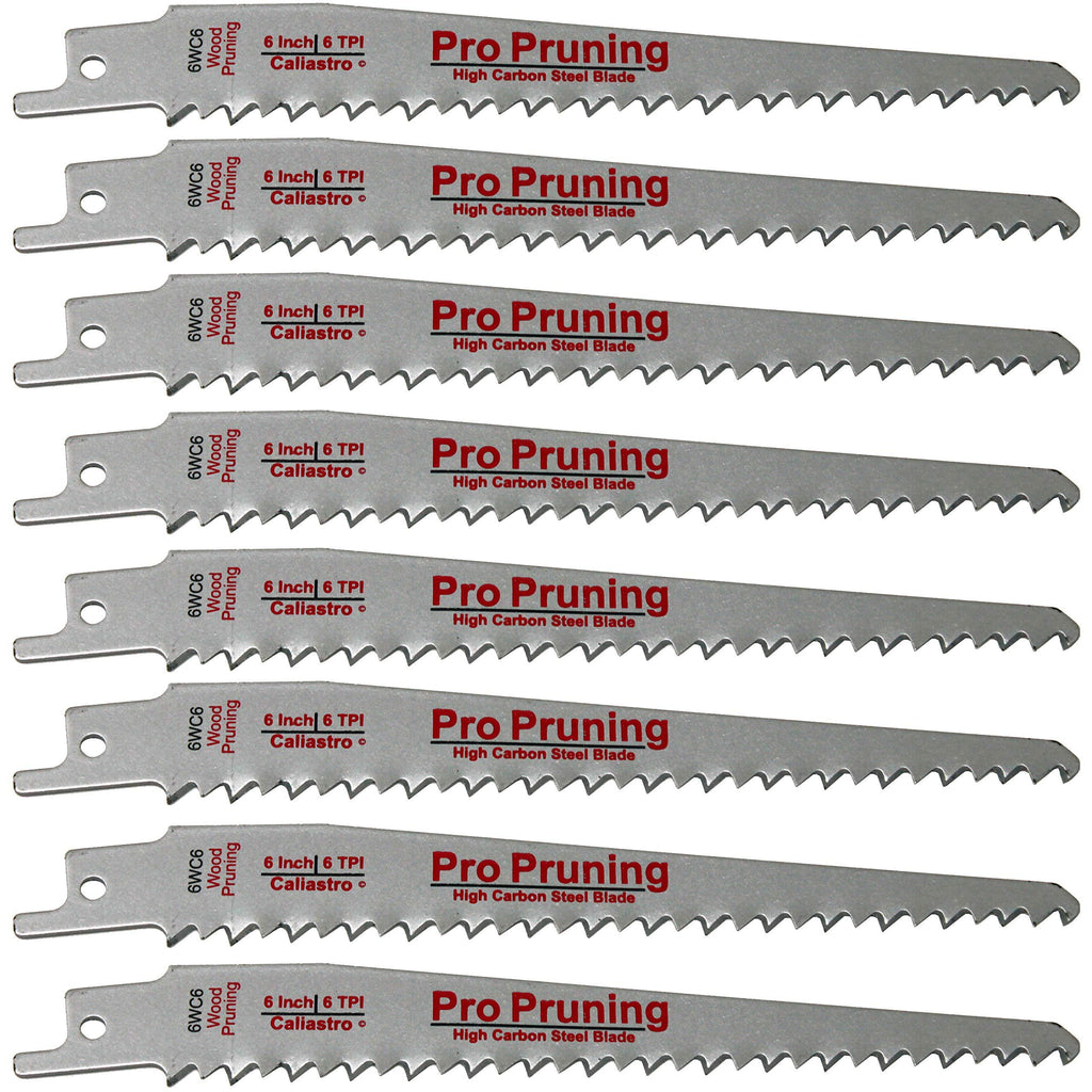 6-Inch Wood Cutting & Pruning Saw Blades for Reciprocating / Sawzall Saws - 8 Pack - NewNest Australia