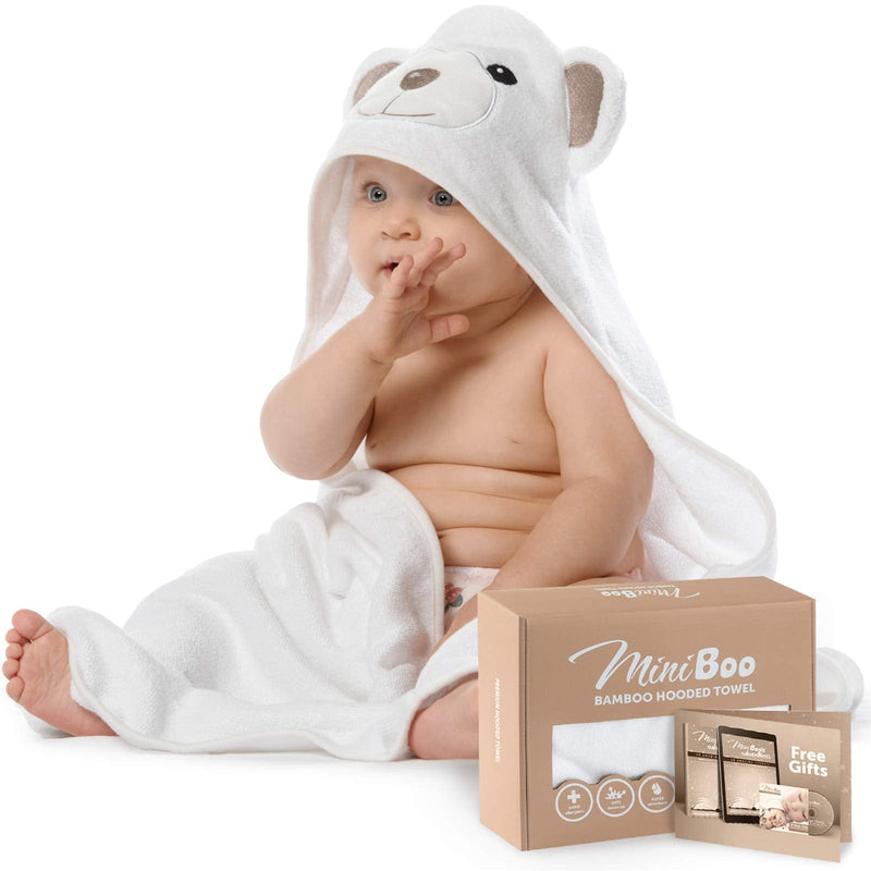 Premium Ultra Soft Organic Bamboo Baby Hooded Towel with Unique Design – Hypoallergenic Baby Towels for Infant and Toddler – Suitable as Baby Gifts - NewNest Australia