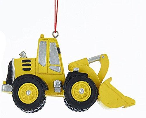 NewNest Australia - Country Marketplaces Construction Truck Ornaments Yellow Bulldozer 