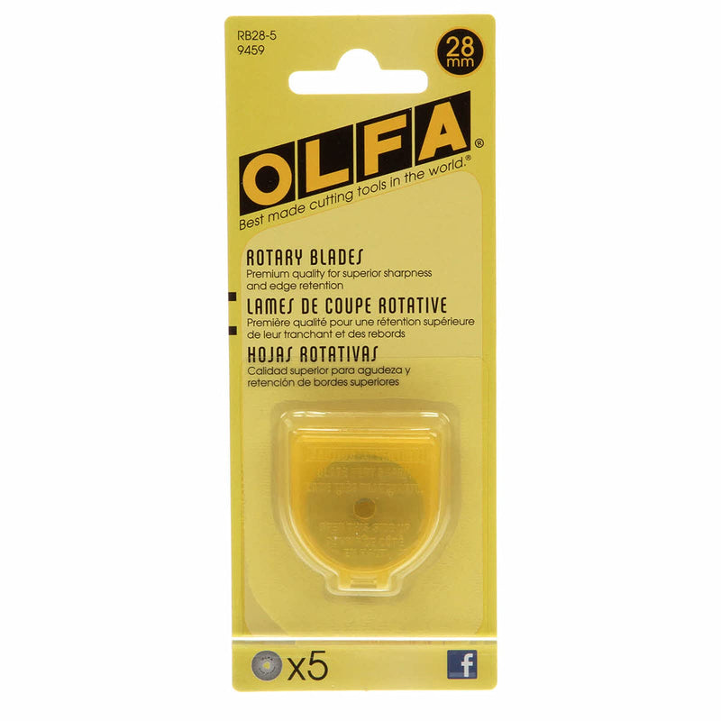 Olfa Rotary Blade Refill (5 Per Package) - 28mm - NewNest Australia