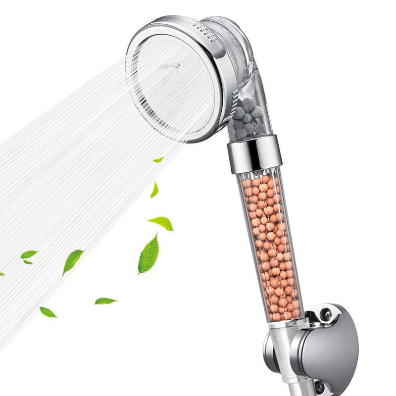 Nosame Shower Head, Filter Filtration High Pressure Water Saving 3 Mode Function Spray Handheld Showerheads 1.6 GPM for Hair & Skin Clear - NewNest Australia