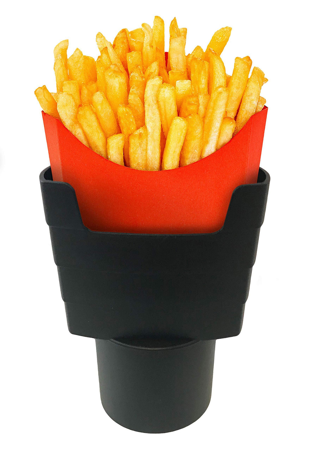 'Fries on the Fly' Universal Car French Fry Holder for Cup Holder - Perfect White Elephant Idea, Stocking Stuffer or Holiday Present - NewNest Australia