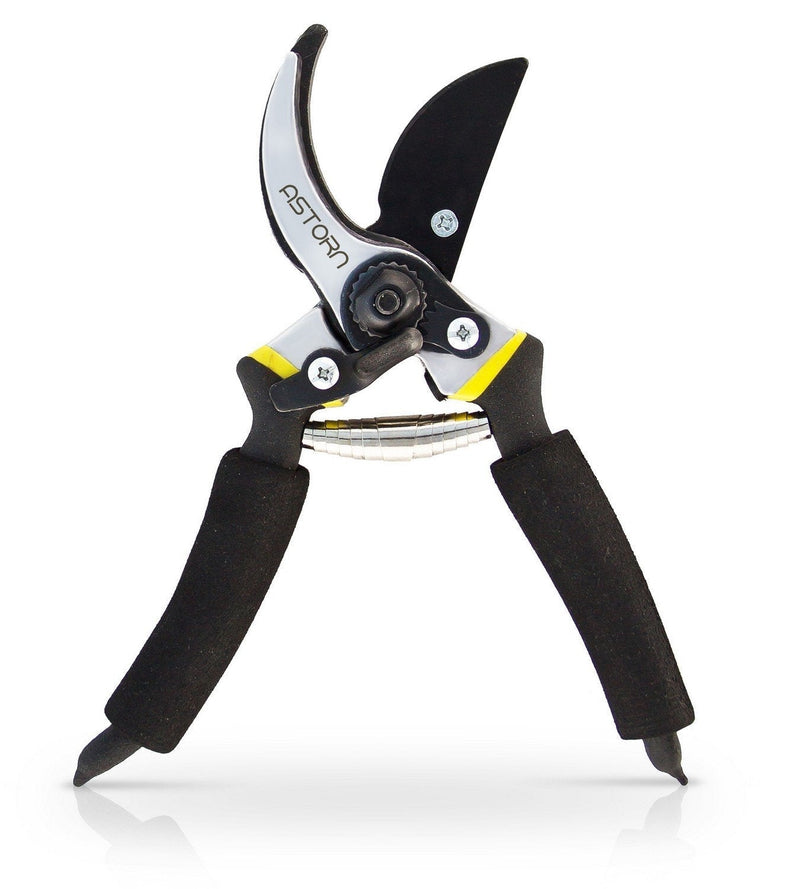 Astorn Bypass Pruning Shears for Garden Maintenance | Branch Clippers & Rose Pruning Shears | Hand Pruners with Ergonomic Handles, Shock-Absorbent Spring & Safety Lock | Gardening Scissors Set - NewNest Australia