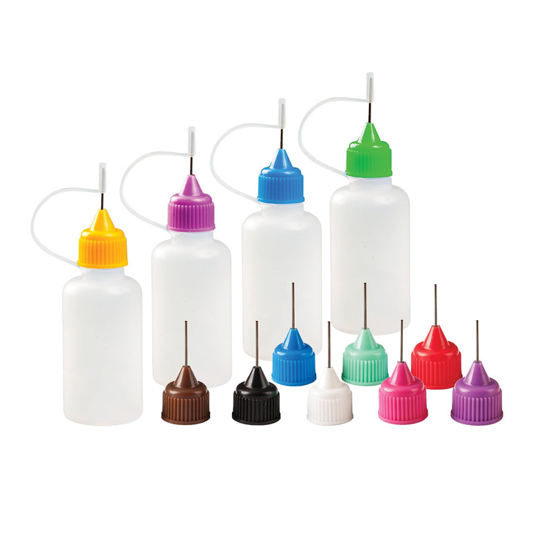 Precision Tip Applicator Bottle Four 1 Oz. Bottles and 12 Tips for Multi-Purpose Use - NewNest Australia
