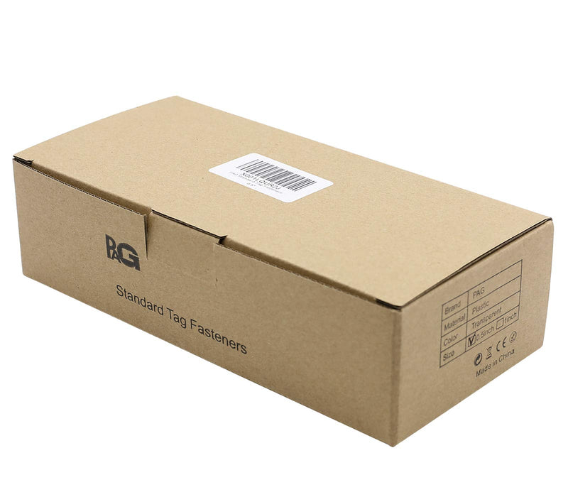 PAG 0.5" Standard Tagging Gun Fasteners Tag Barbs Attachments for All Standard Price Tag Gun, 5000pcs - 50pcs/Clip, Clear 0.5inch - NewNest Australia