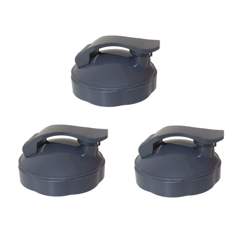 Blendin Replacement Parts, Compatible with Nutribullet Blenders (3 Pack Flip Top To-Go Lids) - NewNest Australia
