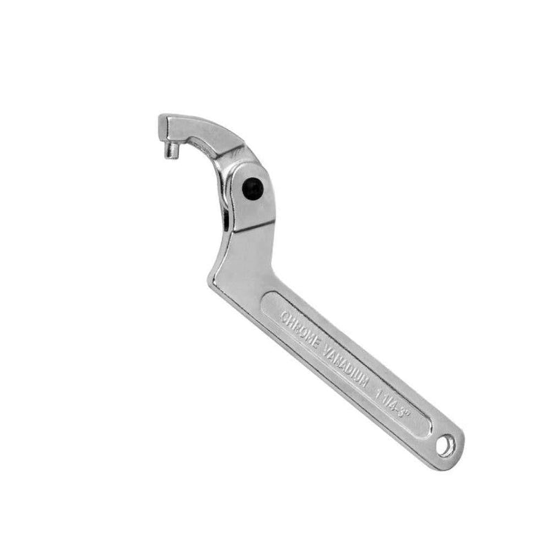 Vmotor Chrome Vanadium Adjustable C Spanner Hook Wrench Tool - 3/4-2"(19-51mm) 3/4-2" - NewNest Australia