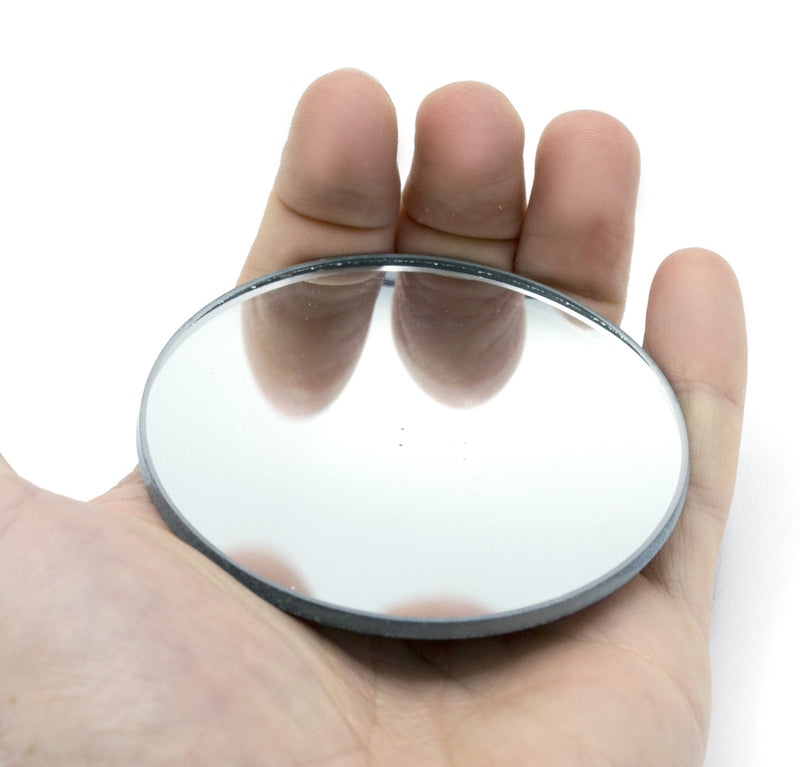 Concave Mirror - 3" Dia, 75mm Focal Length - 3mm Thick - Glass - Eisco Labs - NewNest Australia