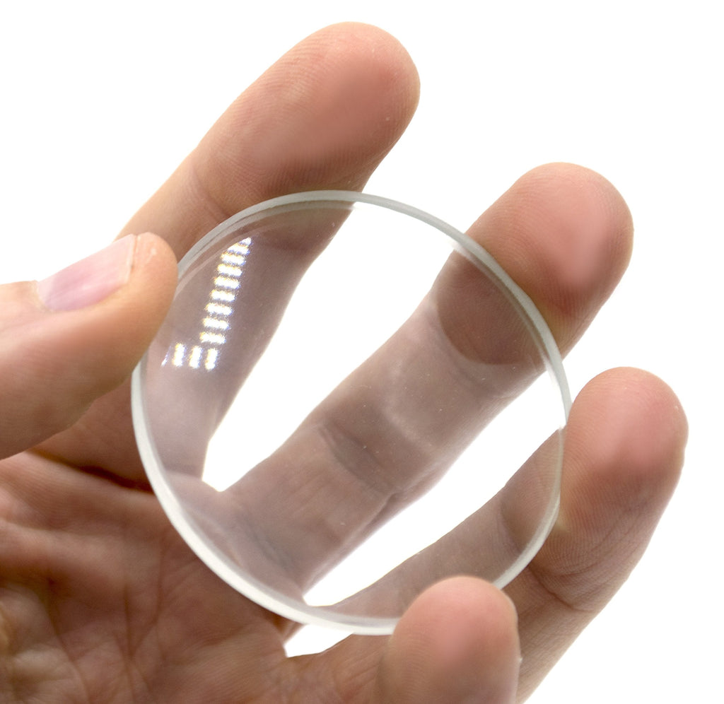 Double Concave Lens, 200mm Focal Length, 2" (50mm) Diameter - Spherical, Optically Worked Glass Lens - Ground Edges, Polished - Great for Physics Classrooms - Eisco Labs - NewNest Australia