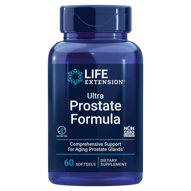 Life Extension Ultra Prostate Formula - Men’s Prostate Health Supplement with Beta Sitosterol, Saw Palmetto, Lycopene, Pumpkin Seed - 60 Softgels - NewNest Australia