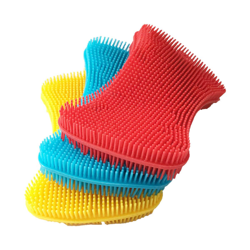 Silicone Sponge Dish Washing Kitchen Scrubber - Magic Food-Grade Dishes Multipurpose Better Sponges Non Stick Cleaning Smart Kitchen Gadgets Brush Accessories - NewNest Australia