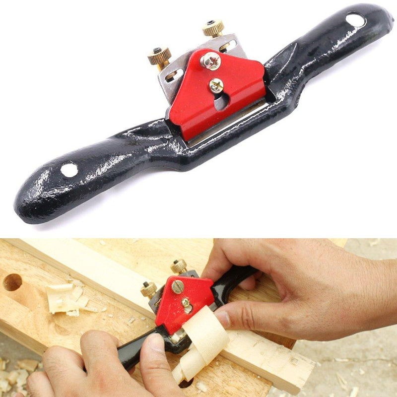 Swpeet 10'' Adjustable SpokeShave with Flat Base, Metal Blade Wood Working Hand Tool Perfect for Wood Craft, Wood Craver, Wood Working - NewNest Australia