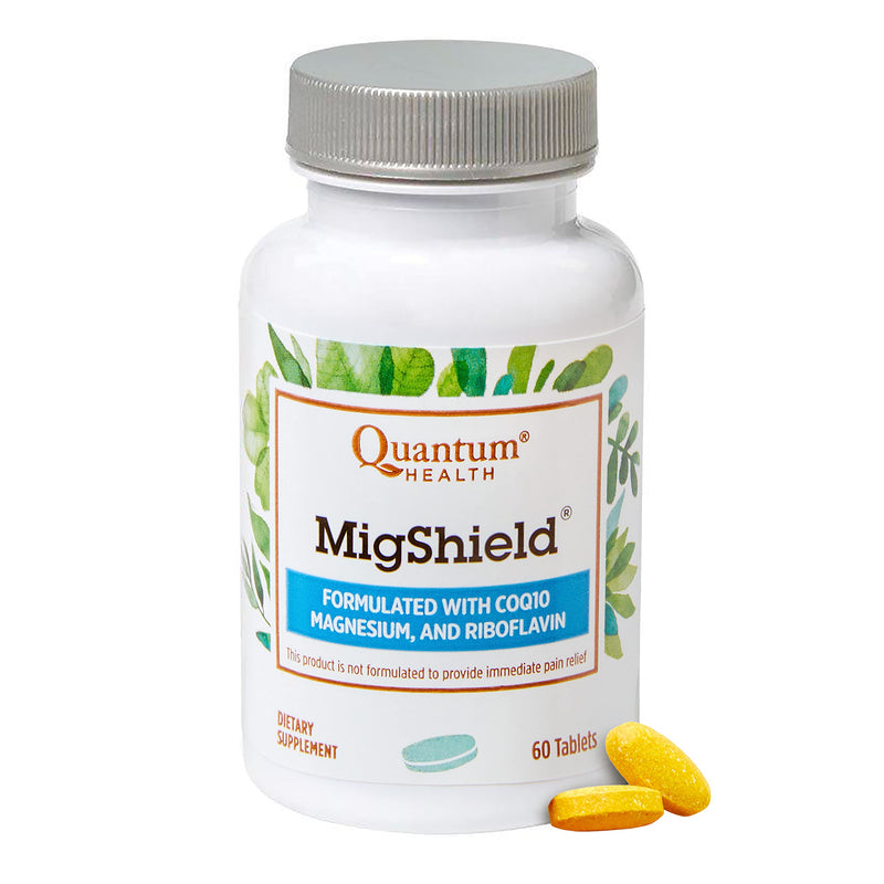 Quantum Health MigShield Magnesium Supplements with Riboflavin & CoQ10, The Power of Magnesium in Easy-to-Take Tablets For Effective Results, 60 Tablets, 30-Day Supply - NewNest Australia