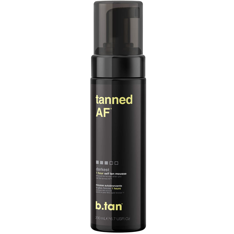 b.tan Ultra Dark Self Tanner - 100% Natural, Fast, 1 Hour Sunless Tanner Mousse, No Gimmicks, No Fake Tan Smell, No Added Nasties, Vegan, Cruelty & Paraben Free, 6.7 Fl Oz 3X Dark Brown Tan - NewNest Australia