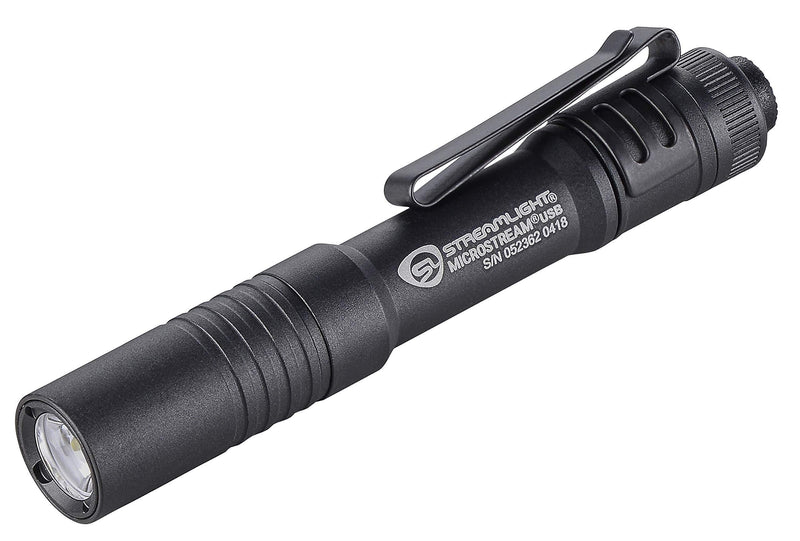 Streamlight 66601 250 Lumen MicroStream USB Rechargeable Pocket Flashlight, Black - NewNest Australia