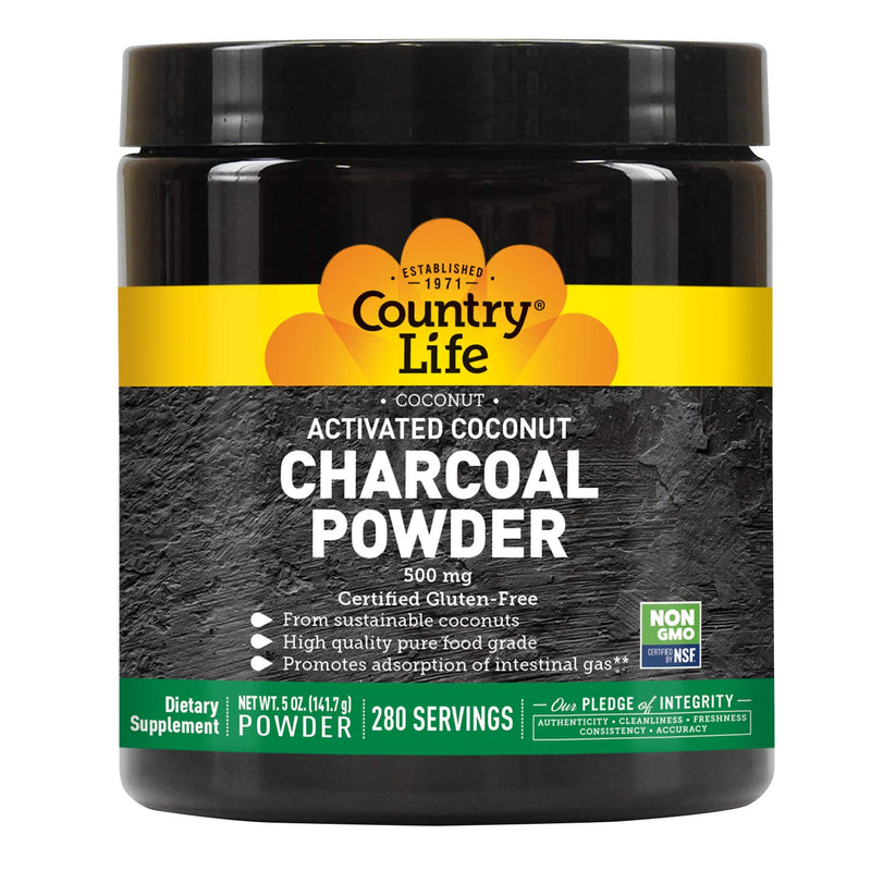 Activated Charcoal Country Life 5 oz Powder - NewNest Australia