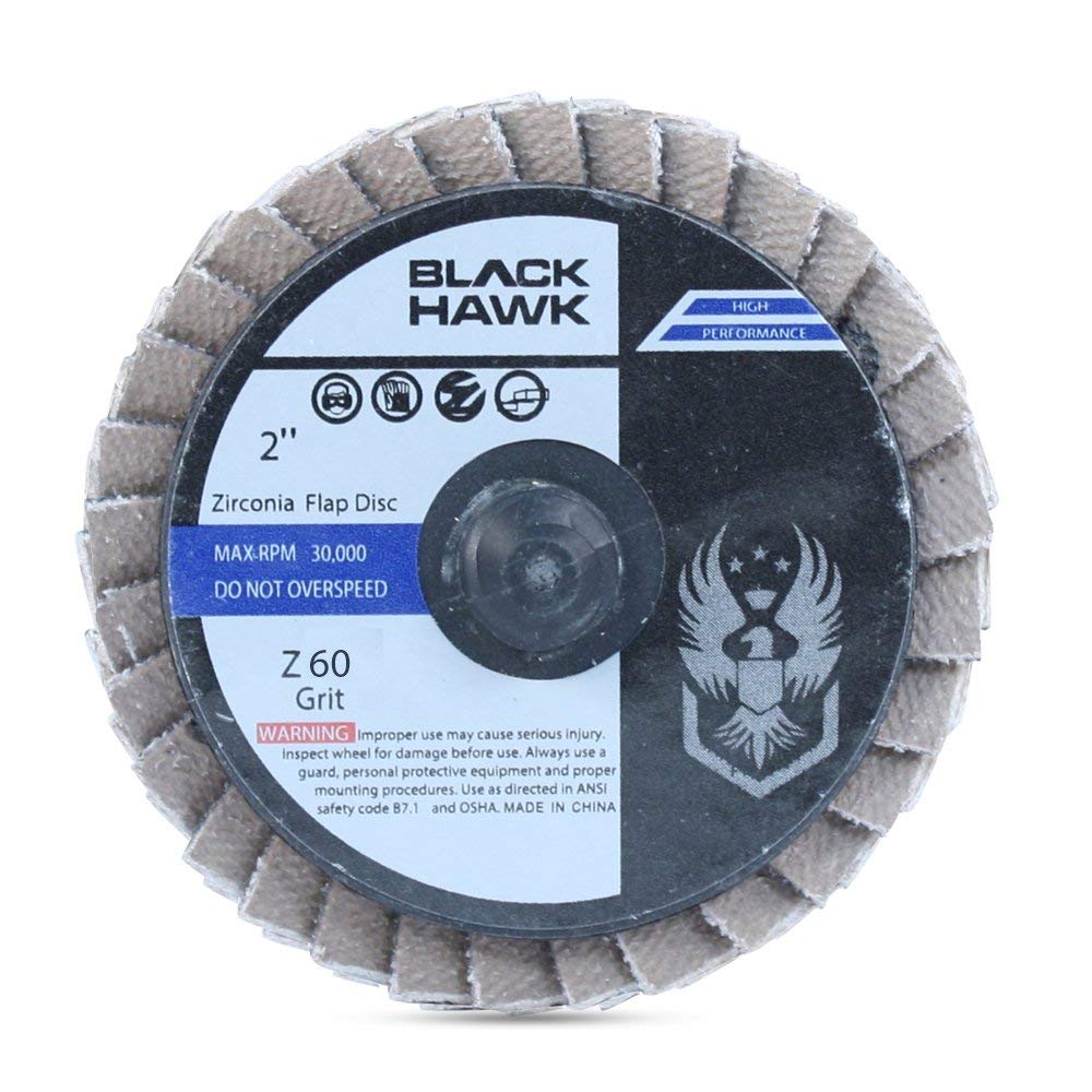 BHA Mini Flap Discs Quick Change Zirconia Grinding and Sanding Wheels, 2 Inch, 60 Grit - 10 Pack - NewNest Australia