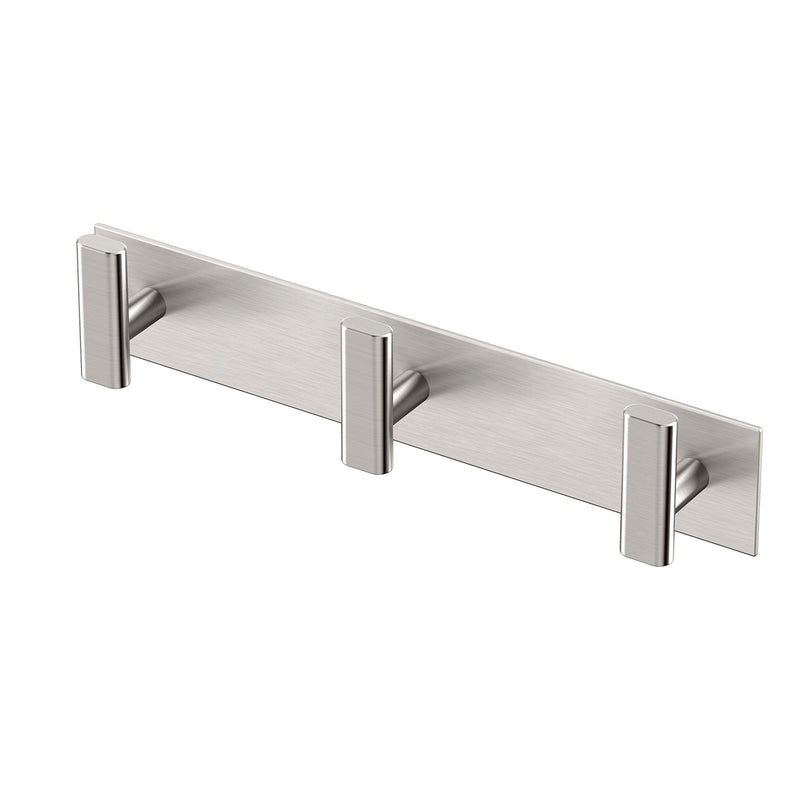 NewNest Australia - Gatco Elevate All Modern Décor Rectangle Triple Hook, Satin Nickel 