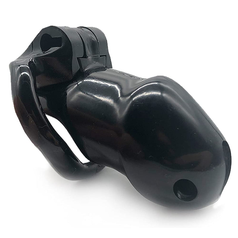 FYJENNICC 2Magiclockers Lightweight Premium Resin Chastity Device Male Cock Rings with Discreet Packing (Large, Black) Large - NewNest Australia