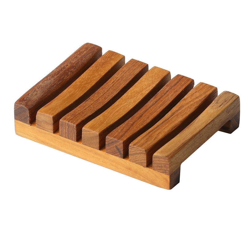 Bare Decor Subsy Soap Dish, Teak Wood, Brown - NewNest Australia