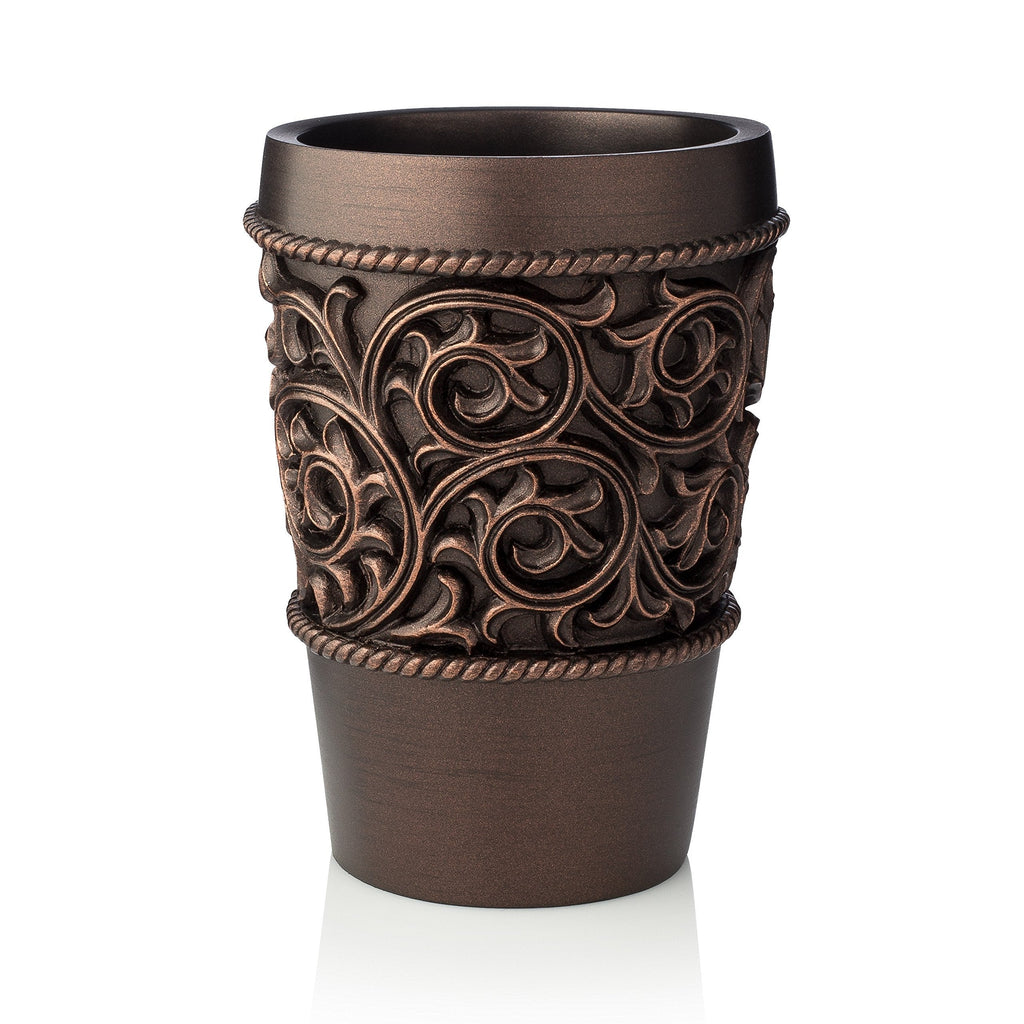 EssentraHome Bronze Bathroom Tumbler Cup For Vanity Countertops, Also Great as Pencil/Pen Holder and Makeup Brush Holder - NewNest Australia