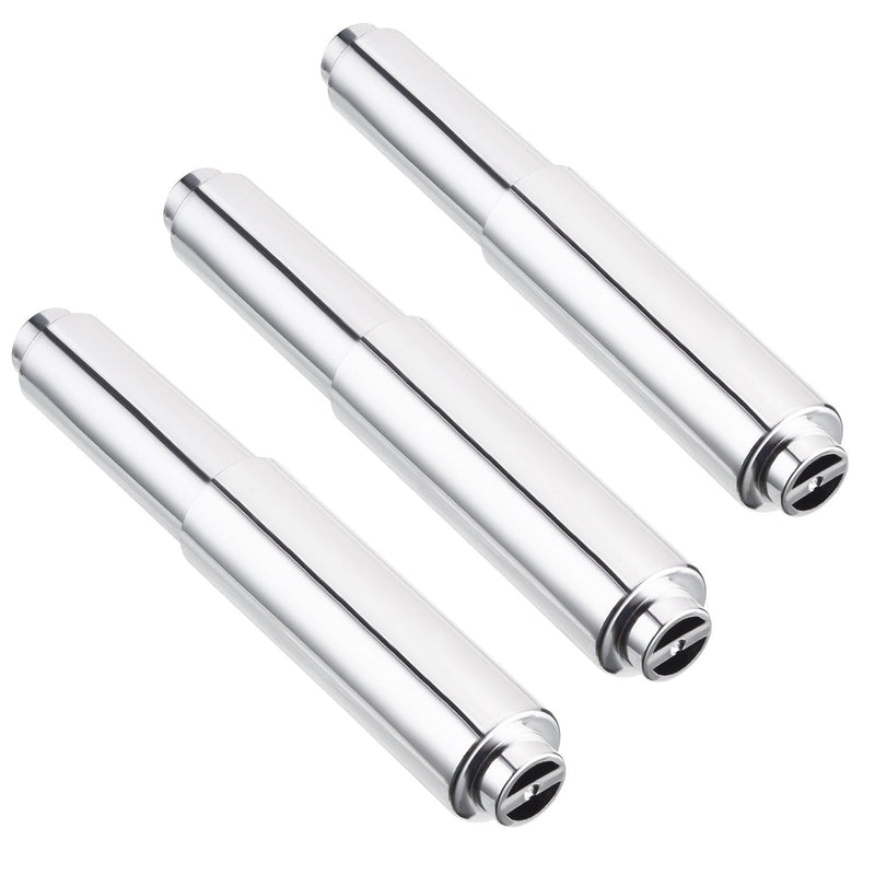 Bememo 3 Pack Toilet Paper Holder Roller Toilet Tissue Holder Replacement Plastic Spring Loaded (Chrome) - NewNest Australia