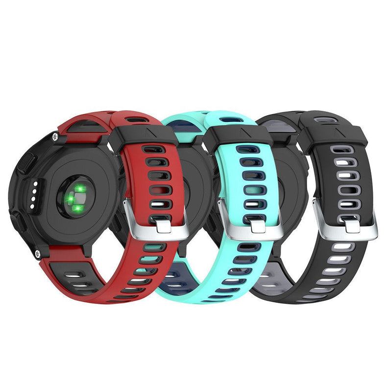 NotoCity Silicone Watch Band Replacement Solft Silicone Strap Compatible Forerunner 230/ 220/ 235/ 620/ 630/ 735XT/ Approach S20/ S5/ S6-3PCS SET 3PCS SET - NewNest Australia
