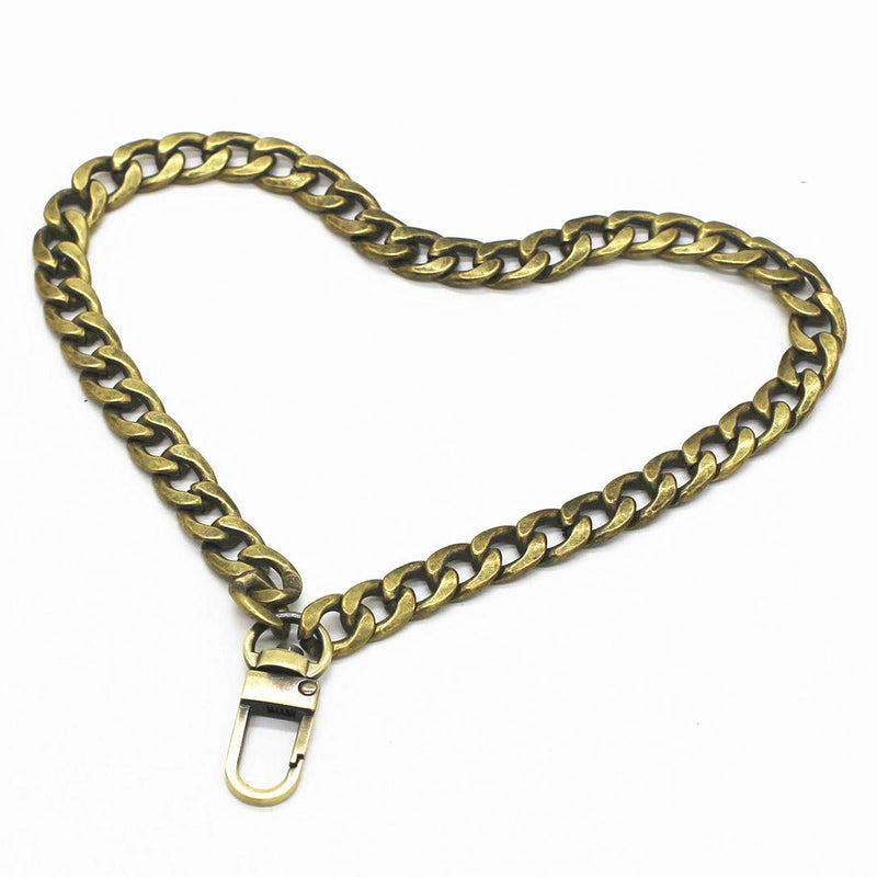 WEICHUAN 8" DIY Iron Flat Chain - Wrist Strap Wrist Chain Purse Straps Handbag Chains Accessories (Bronze) Bronze - NewNest Australia