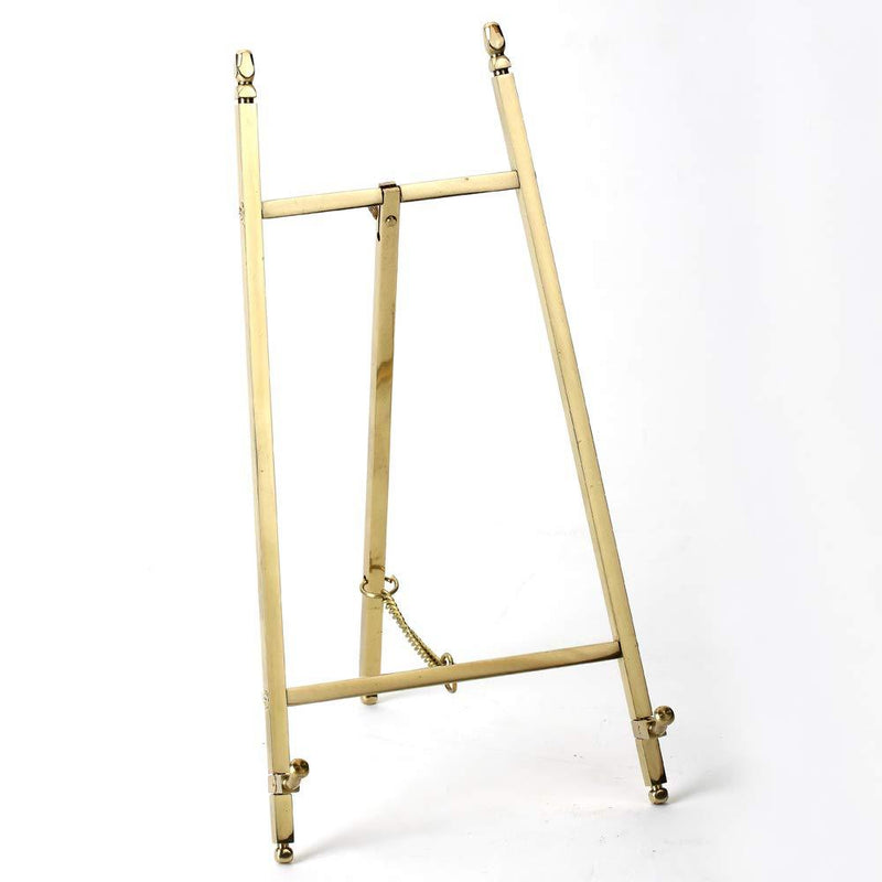 NewNest Australia - TOPNIKE Table Top Easel, Art Display Easels, Brass Plate Stands for Display, 10 Inch, 250MM 