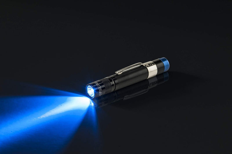 MagLite, Solitaire Spectrum Series LED Flashlight, AAA, Black Body, Blue LED Light - NewNest Australia