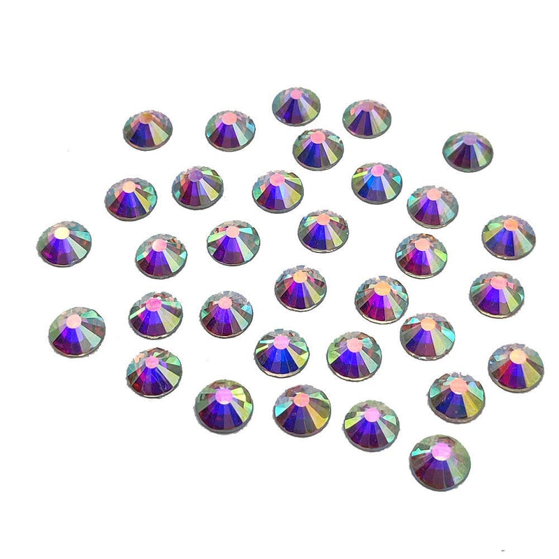 288pcs 30ss 6mm Rhinestones Nail Crystals AB Nail Art Rhinestones Round Flatback Glass Gems Stones Beads for Nails Decoration Crafts Eye Makeup Clothes Shoes Vases (288pcs SS30) 288pcs SS30 - NewNest Australia