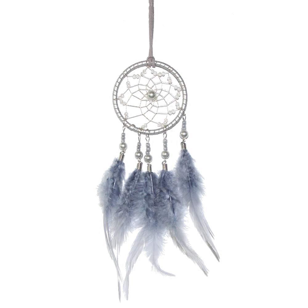 NewNest Australia - Dream Catcher Car Interior Rearview Mirror Dangle 2.8" Diameter and 13" Long 