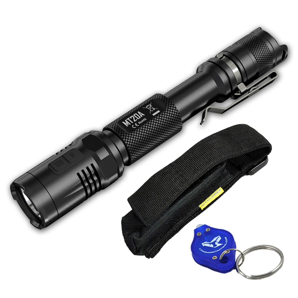 NITECORE MT20A 360 Lumens 2x AA White/Red LED Flashlight Penlight with a Keychain Light - NewNest Australia