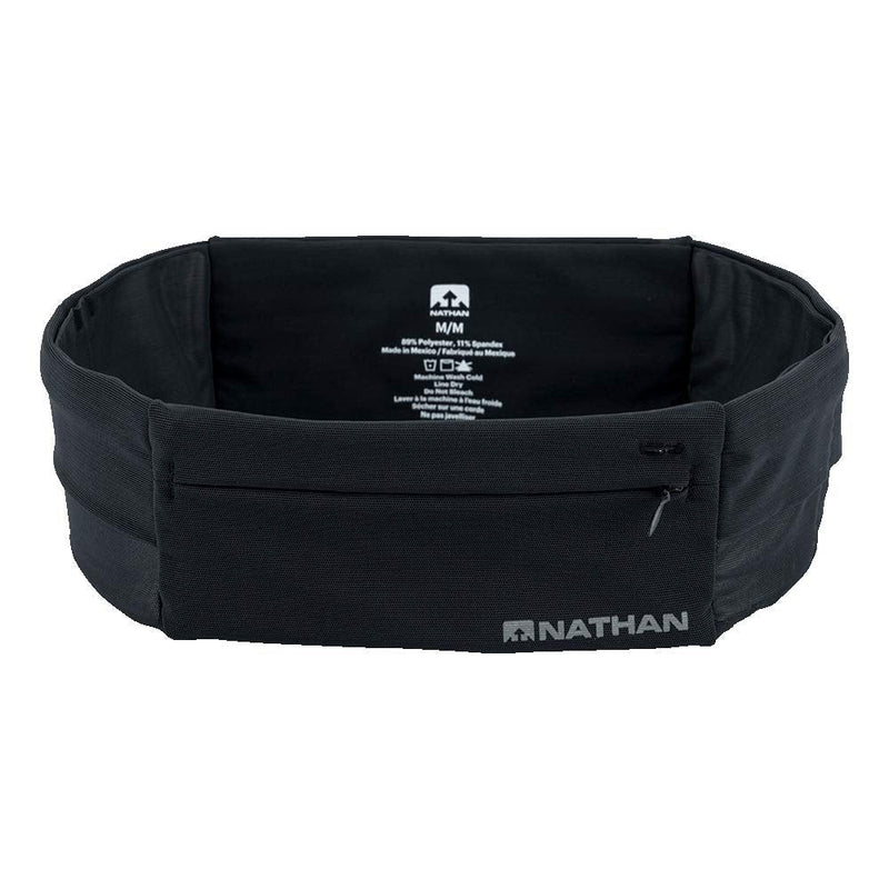 Nathan Running Belt – The Zipster Lite – Waist Pack with 2 Zippers. Bounce Free Pouch / Lightweight / Runners Fanny Pack. Fits all iPhones, Android, Samsung. For Men and Women. Small Black - NewNest Australia