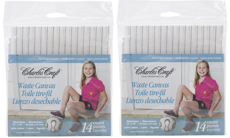 Waste Canvas 14ct 12in x 18in (2 Pack) 2 Pack - NewNest Australia