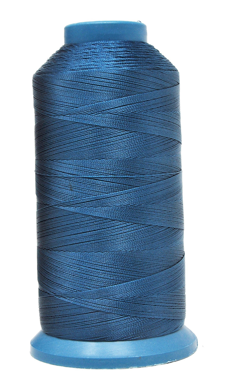 Mandala Crafts Bonded Nylon Thread for Sewing Leather, Upholstery, Jeans and Weaving Hair; Heavy-Duty; 1500 Yards Size 69 T70 (Airforce Blue) Airforce Blue - NewNest Australia