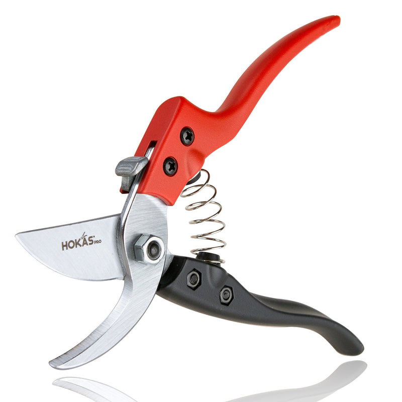 HOKAS S841 Heavy Duty Pruning Shears with Comfortable Leather Coating Handle, Sharp and Durable Tree Trimmers Secateurs - Ideal Branch,Hedge,Shrub/Bush,Flower/Plant Bypass Garden Clipper - NewNest Australia