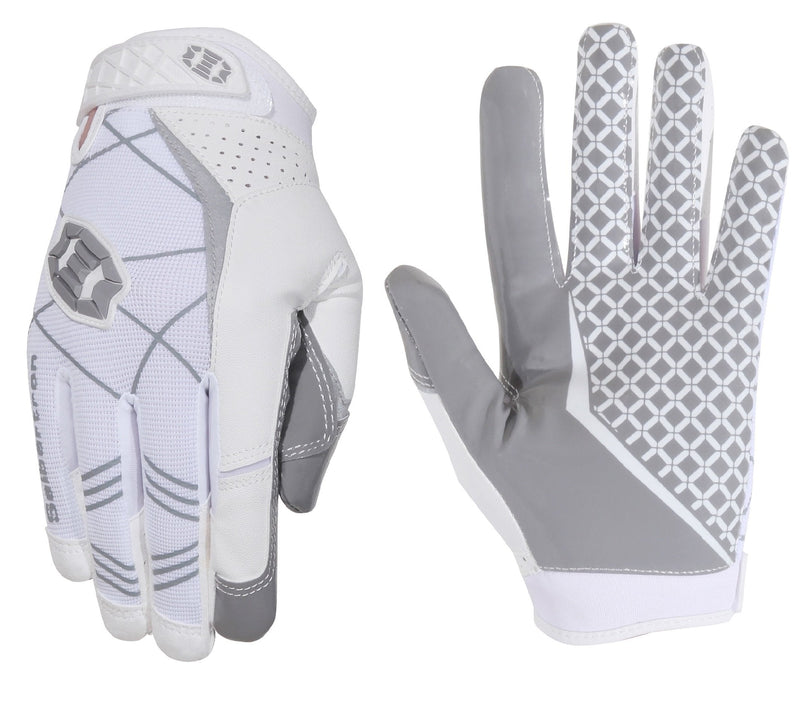 Seibertron Pro 3.0 Elite Ultra-Stick Sports Receiver Glove Football Gloves Youth and Adult White S Adult - NewNest Australia