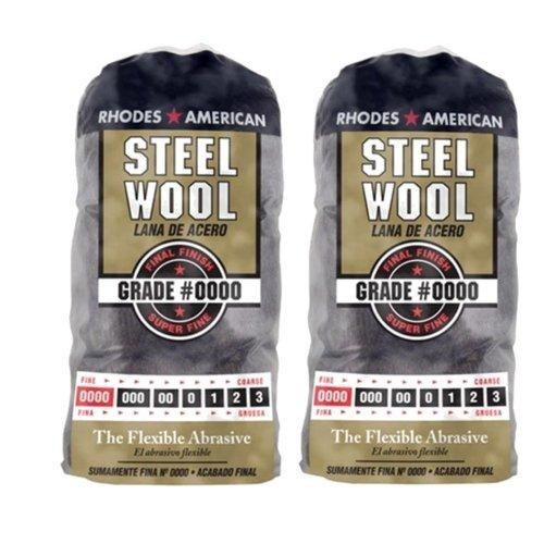 Homax Products #0000 Super Fine Finish Steel Wool Pad 12 Per Package TV713206 (2 Pack) - NewNest Australia