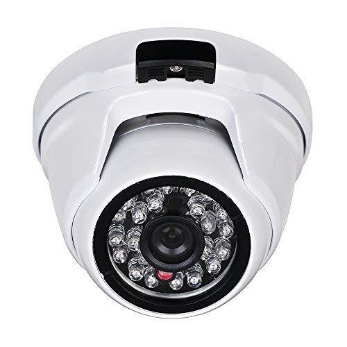 Eversecu 2.4MP (HD-TVI/AHD/CVI/Analog) 4-in-1 1080P CMOS Outdoor Metal Dome Camera, Day Night Vision Security IR Analog Camera, Vandalproof Dome Camera for Home Video Surveillance 2MP - NewNest Australia