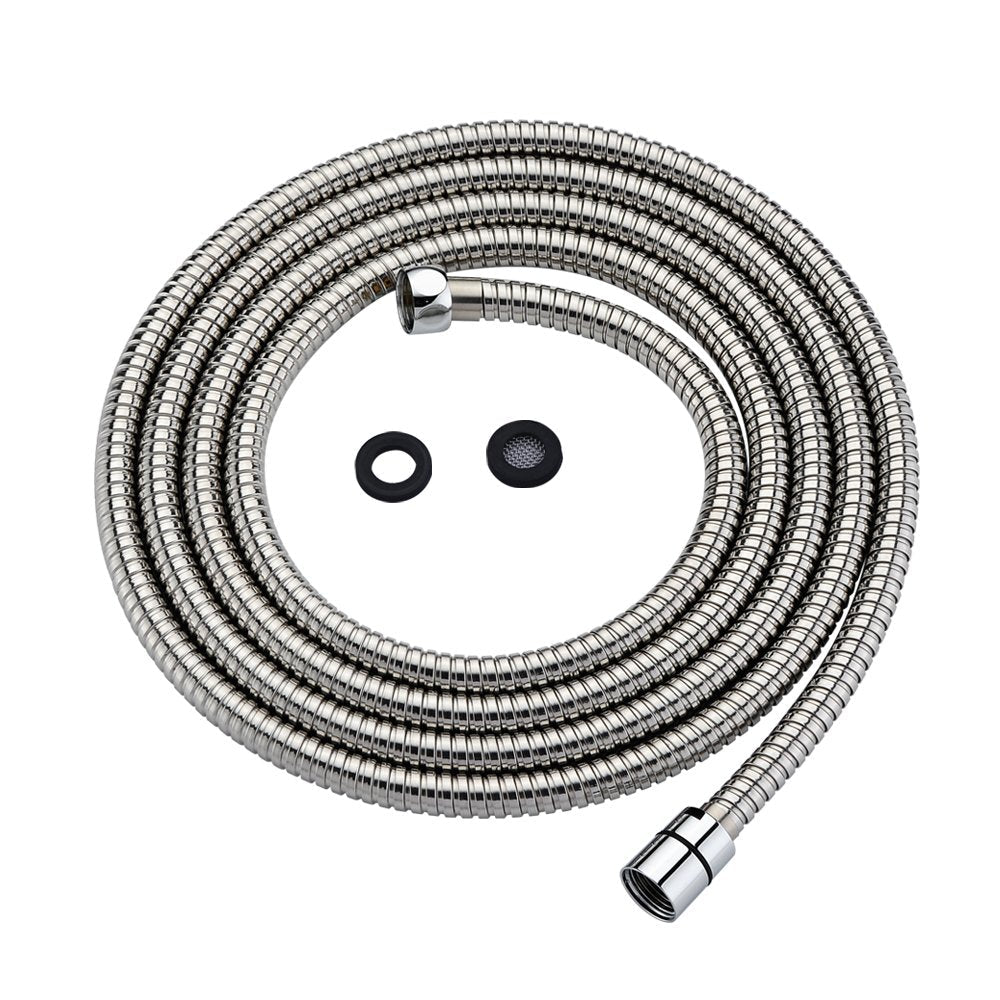 Purelux Shower Head Hose 118 Inches (3 Meters or approx. 10 Feet) Extra Long Handheld Showerhead Extension, Universal Replacement Made of Stainless Steel Polished Chrome - NewNest Australia