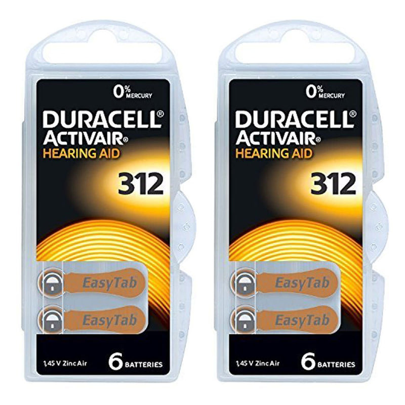 Duracell Hearing Aid Batteries Size 312 - 120 batteries - NewNest Australia