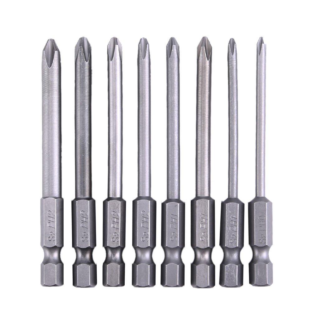 Rocaris 8 Pack 3 Inch Magnetic Long Hex Cross Phillips Screw Head Screwdriver Bits Electric Screwdriver Set - NewNest Australia