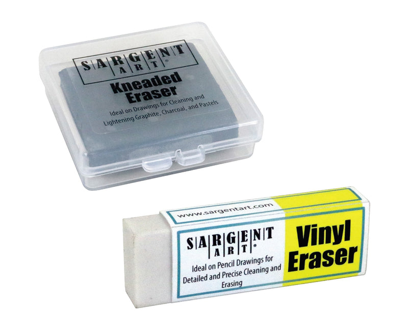 Sargent Art 36-0009 Set Kneaded Eraser & Vinyl Eraser (2 Pack) - NewNest Australia