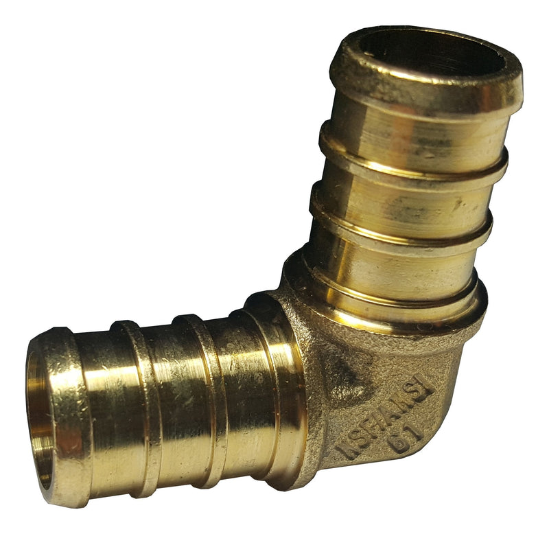 10 PIECES XFITTING 1/2" PEX ELBOW - BRASS CRIMP FITTINGS - LEAD-FREE BRASS - NewNest Australia