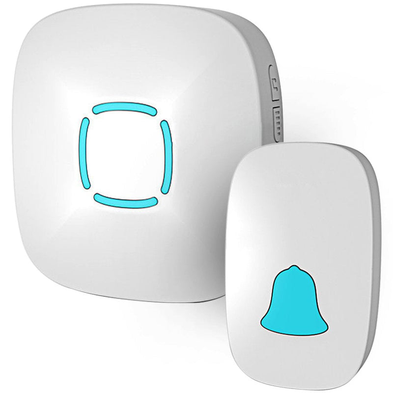 Doorbell, Lovin Product Waterproof Wireless Doorbell Chime Kit with 36 Chimes, Adjustable Volume; 1000feet Operating, with Sound LED Flash Door Bell for Home (1 Receiver x 1 Push Button) - NewNest Australia