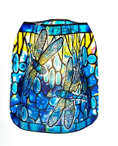 NewNest Australia - MODGY Luminary Lanterns 4-Pack - Floating LED Candles with Batteries Included - Luminaries are Great for Weddings, Parties, Patios & Celebrations of All Kinds (Dragonfly) 