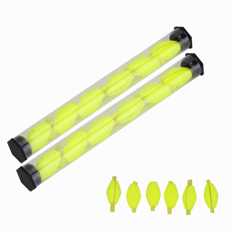 Vbestlife 18pcs Float Foam Strike Indicators Fly Fishing Buoy Bobbers Fishing Tackle Fly Fishing Accessories Orange, Fluorescein - NewNest Australia