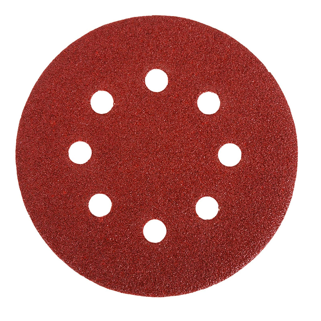 HIFROM 60 Pieces 8 Holes Sanding Discs, 5 Inch Hook and Loop 60 Grit Sandpaper Assortment Replacement for Random Orbital Sander Grinder Pads 60pcsx60#(8 hole) - NewNest Australia