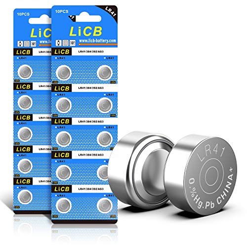 LiCB 20 Pack LR41 AG3 392 384 192 Battery 1.5V Button Coin Cell Batteries - NewNest Australia